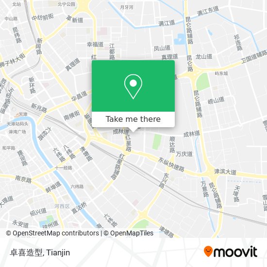 卓喜造型 map