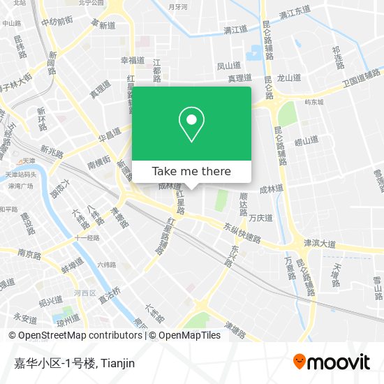 嘉华小区-1号楼 map