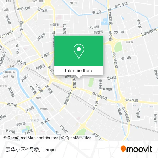 嘉华小区-1号楼 map