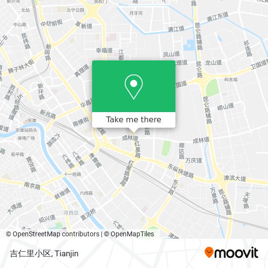 吉仁里小区 map