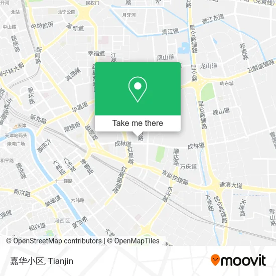 嘉华小区 map