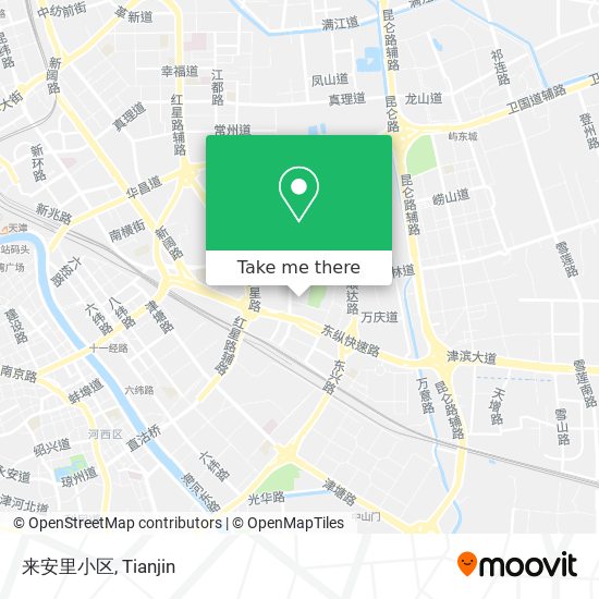 来安里小区 map