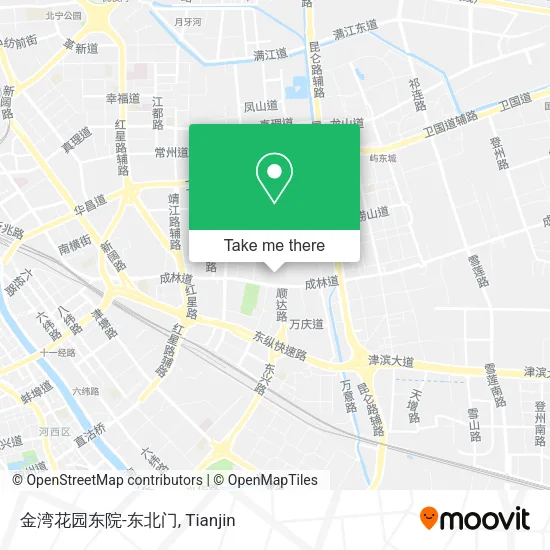 金湾花园东院-东北门 map