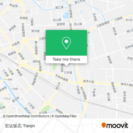 宏运饭店 map