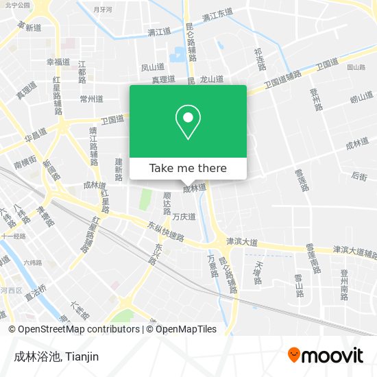 成林浴池 map