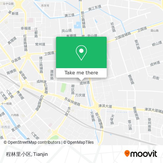 程林里小区 map