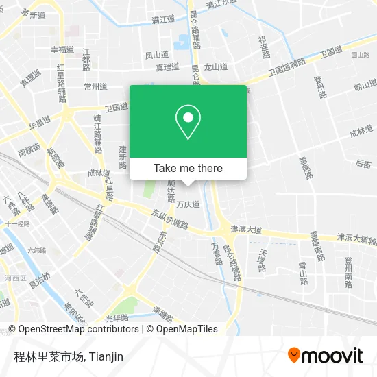 程林里菜市场 map
