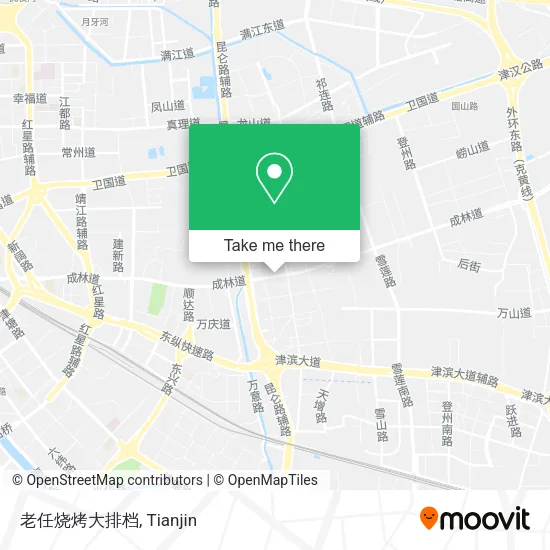 老任烧烤大排档 map