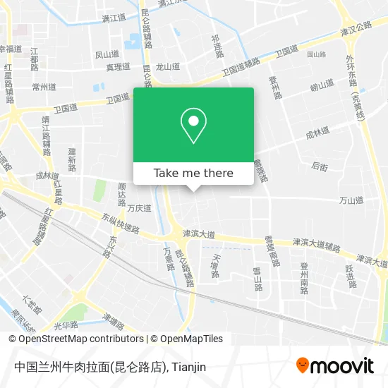 中国兰州牛肉拉面(昆仑路店) map