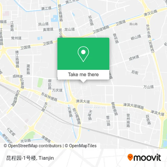 昆程园-1号楼 map