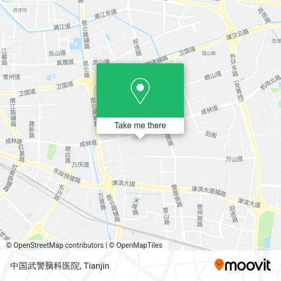 中国武警脑科医院 map