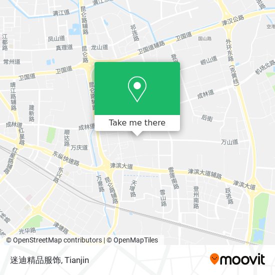 迷迪精品服饰 map