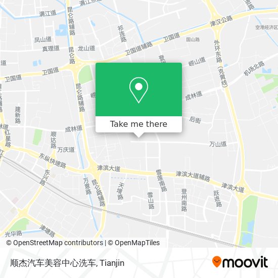 顺杰汽车美容中心洗车 map