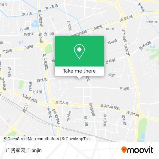广贤家园 map