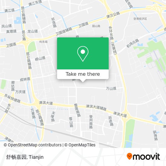 舒畅嘉园 map