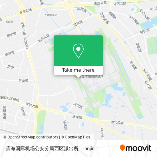 滨海国际机场公安分局西区派出所 map