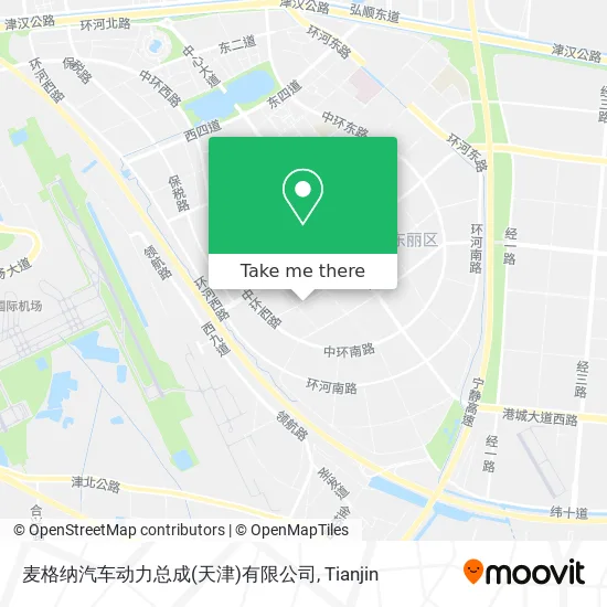 麦格纳汽车动力总成(天津)有限公司 map
