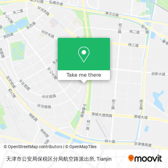 天津市公安局保税区分局航空路派出所 map