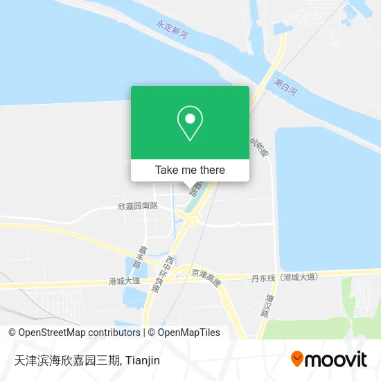 天津滨海欣嘉园三期 map
