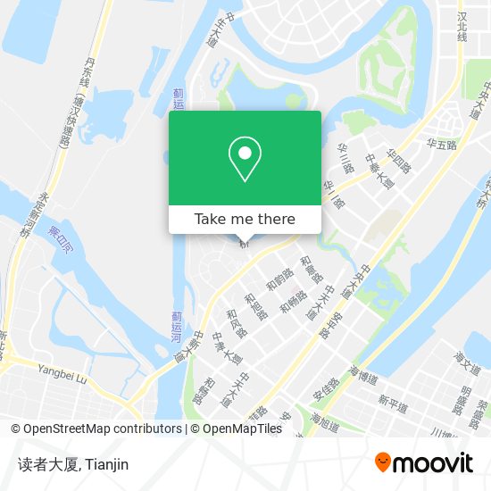 读者大厦 map