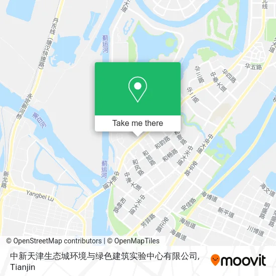 中新天津生态城环境与绿色建筑实验中心有限公司 map