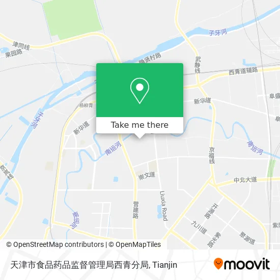 天津市食品药品监督管理局西青分局 map