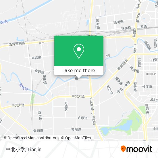 中北小学 map