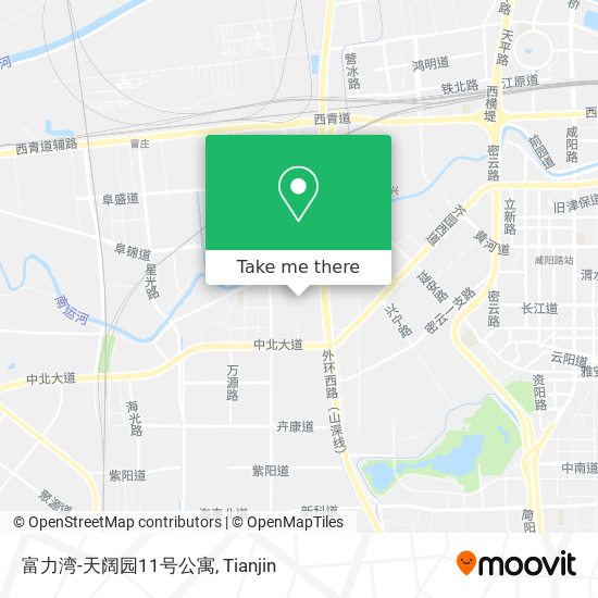 富力湾-天阔园11号公寓 map