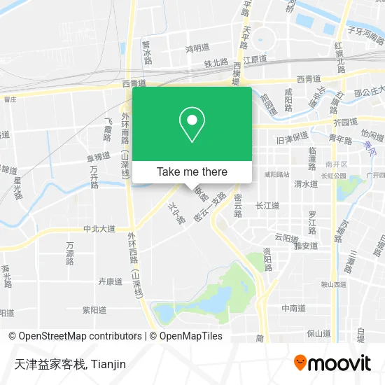 天津益家客栈 map