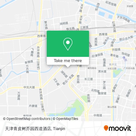 天津青皮树芥园西道酒店 map