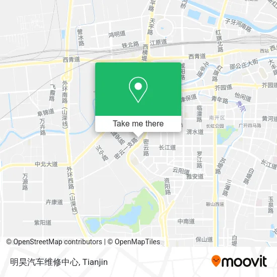 明昊汽车维修中心 map