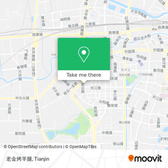 老金烤羊腿 map