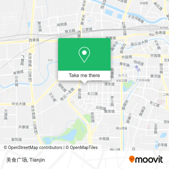 美食广场 map