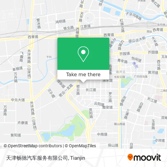 天津畅驰汽车服务有限公司 map