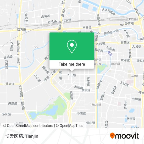 博爱医药 map