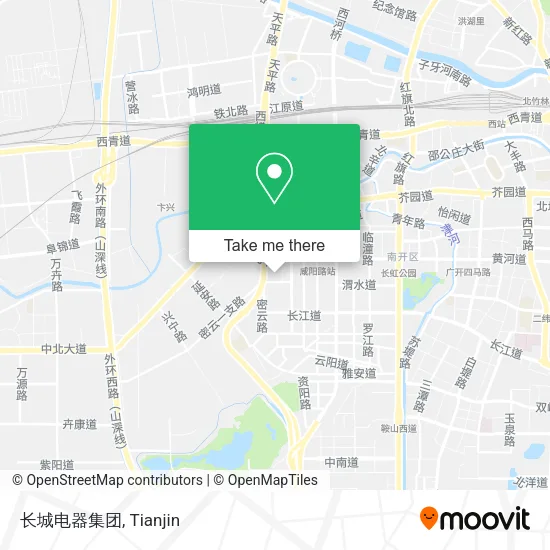 长城电器集团 map
