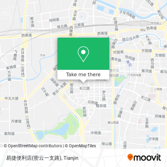 易捷便利店(密云一支路) map
