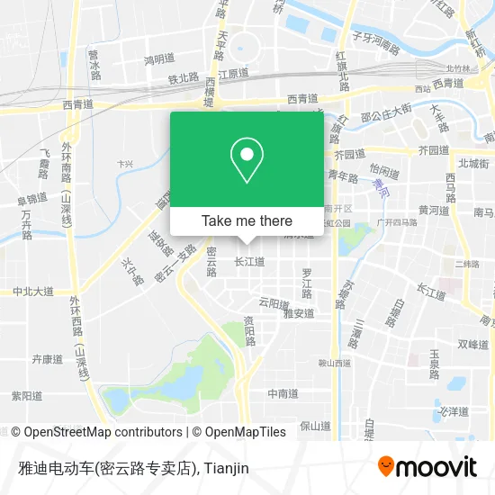 雅迪电动车(密云路专卖店) map