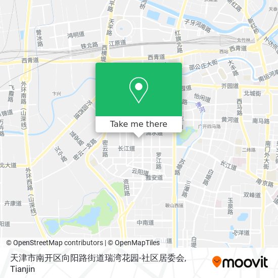 天津市南开区向阳路街道瑞湾花园-社区居委会 map