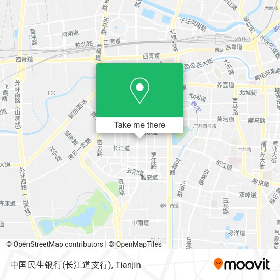 中国民生银行(长江道支行) map