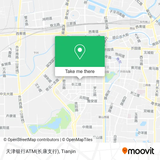 天津银行ATM(长康支行) map