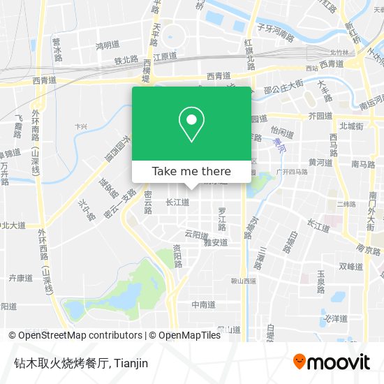 钻木取火烧烤餐厅 map