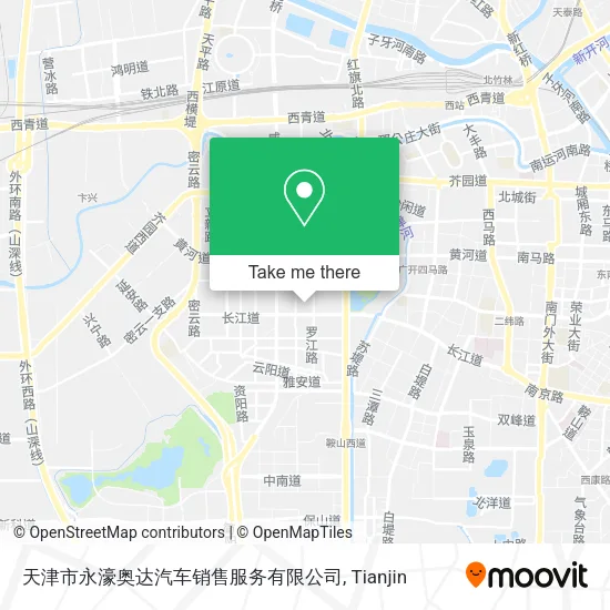 天津市永濠奥达汽车销售服务有限公司 map