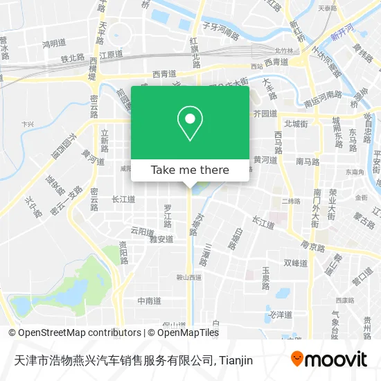 天津市浩物燕兴汽车销售服务有限公司 map