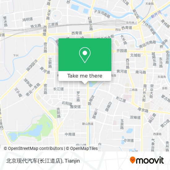 北京现代汽车(长江道店) map