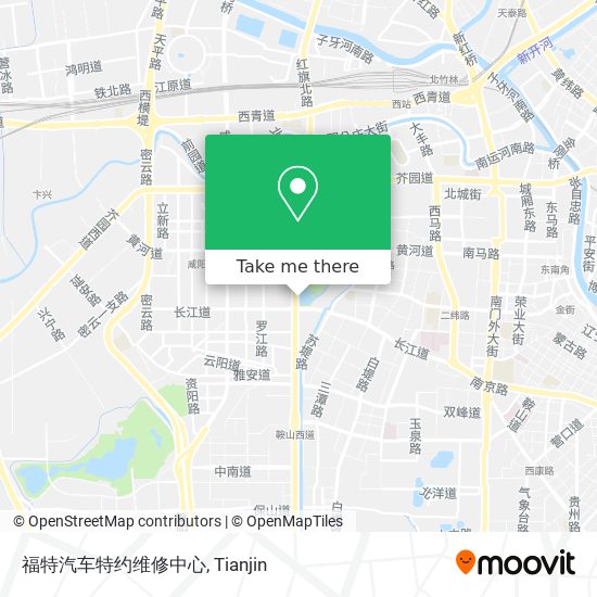 福特汽车特约维修中心 map