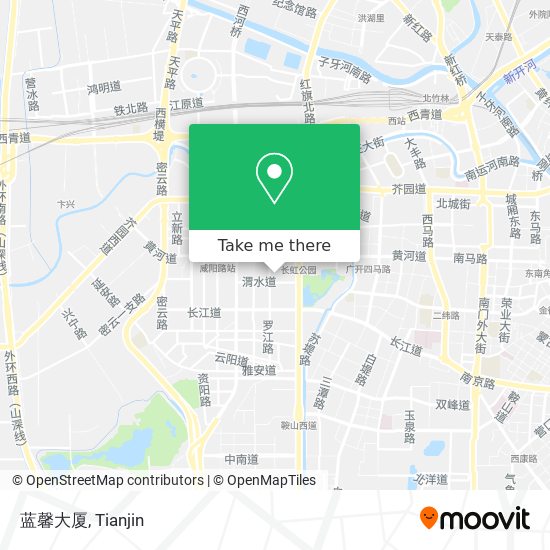 蓝馨大厦 map