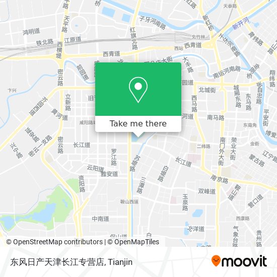 东风日产天津长江专营店 map