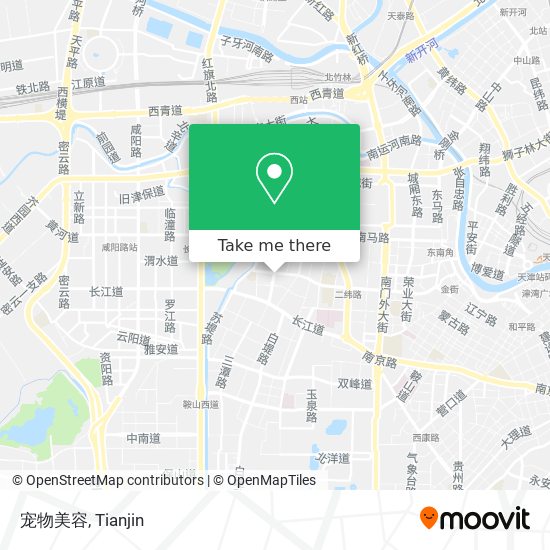宠物美容 map