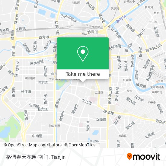 格调春天花园-南门 map
